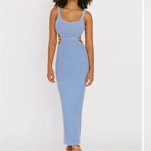 NWT Sabo London Knit Dress in Azure Size XL